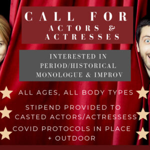 Calling For Actors & Actresses