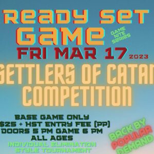 Game Nite Series #6 – Settlers of Catan Competition