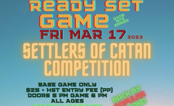 Game Nite Series #6 – Settlers of Catan Competition