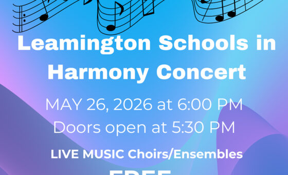 Leamington Schools in Harmony Concert